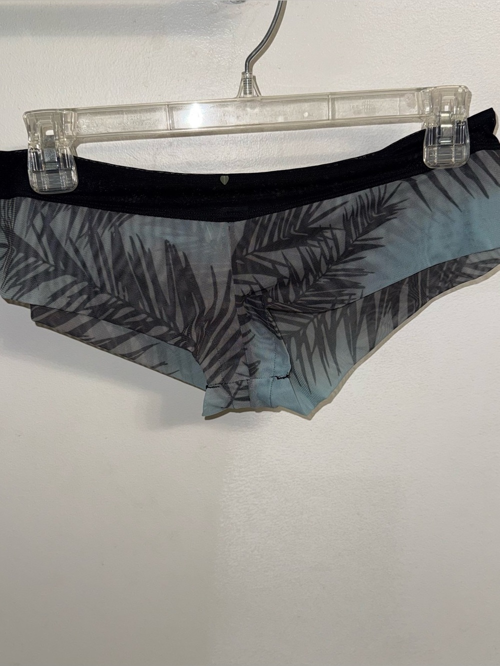 NWT Anthropologie x Clo Intimo Blue Floral-Printed Low-Rise Noche Briefs L